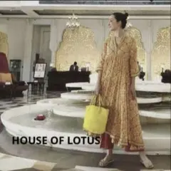 美品】HOUSE OF LOTUS フラワータイルシャツワンピース - メルカリ
