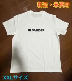 【新品•未使用】JIL SANDER プリントロゴTシャツ XXLサイズ 白色