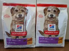 【２袋セット】ヒルズサイエンスダイエット　シニア10歳以上　3.3㌔