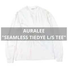 AURALEE "SEAMLESS TIEDYE L/S TEE"