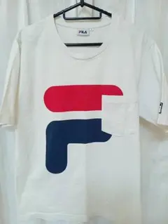FILA ポケット付き Tシャツ ホワイト