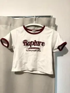 INGNI ロゴ刺繍 リンガーTシャツ 半袖 レディース