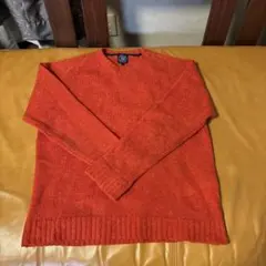 き*げ様 J.PRESS レッドオレンジ wool100%セーター