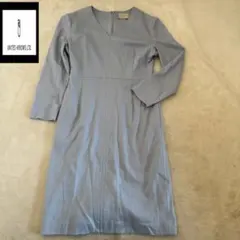 ユナイテッドアローズ　長袖　ワンピース　ライトブルー　38 M