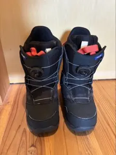 BURTON子ども用23cmスノーボードブーツ ブラック 専用 BURTON ZIP LINE キッズ スノーボードブーツ 23cm BURTON
