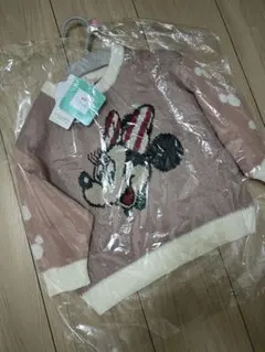 バースデイ　ミニーマウス ニットセーター 90cm