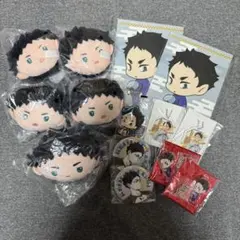 ハイキュー 赤葦京治 ぬいぐるみ ブロマイド アクリルキーホルダー 缶バッチ