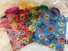 アンパンマン 巾着袋 4枚セットのサムネイル