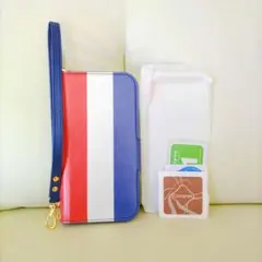 ⭐️ iPhone 14 Pro ケース 手帳型 トリコロール カラー カバー