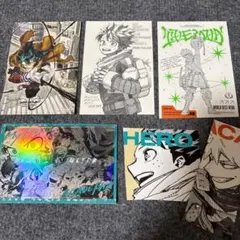 ジャンプGIGA 付録 僕のヒーローアカデミア ポストカード 爆豪勝己 緑谷出久