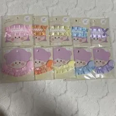 【匿名配送】10点セット　ぬいぐるみ用　スタイ　キュートカラー　ヲタコレ　セリア