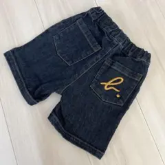 アニエスべー　ハーフパンツ　キッズ　80 デニム　ロゴのサムネイル