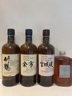 ニッカウイスキー フロムザバレル ピァアモルトレッドのセット 小瓶