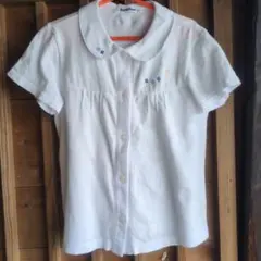 familiar 刺繍付きポロシャツ 130サイズ ホワイト