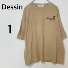 Dessin デッサン　半袖Tシャツ　【S】 コットン混 クルーネック ワールドのサムネイル