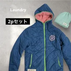 お得‼️セット★ランドリーキルティングダウンコート⭐︎2way中綿アウター&ニット帽