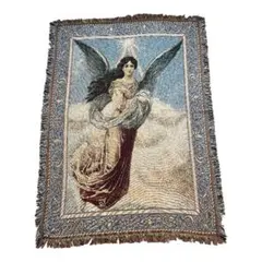 Angeles religious painting rug blanket - メルカリ