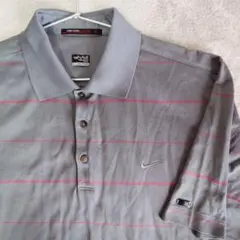 NIKE ナイキ ゴルフ タイガーウッズ ポロシャツ XLサイズ グレー