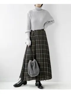 ジャーナルスタンダードレリューム 2WAYチェックプリーツスカート