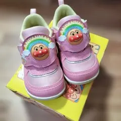 アンパンマン　スニーカー　14センチ　ピンク　女の子