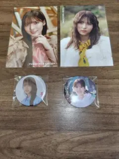 H292　：櫻坂46　中嶋優月　生写真以外のグッズ　まとめ売り4点
