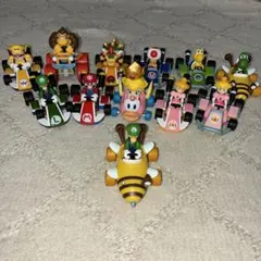 11個 おまけ1個 MARIOKART マリオカート プルバックカー　チョロQ