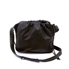 【良品】LOEWE ロエベ　巾着　ショルダーバッグ　アナグラム　ナッパレザー