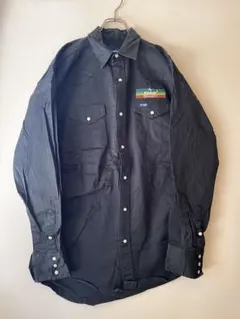 H*B様 No.6085 Wrangler 刺繍 ウエスタンシャツ ダークグリー