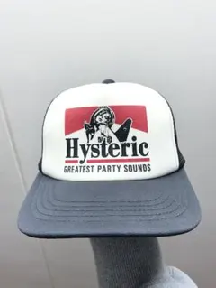 Hysteric トラッカーキャップ ホワイト/ブラック