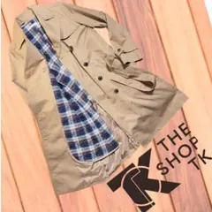 美品 THE SHOP TK タケオキクチ ライナー付きダブル トレンチコートM