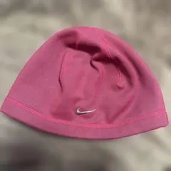 NIKE フリースニット帽 赤・カーキ リバーシブルのサムネイル
