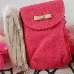 spice edition スマホショルダーバッグ ピンク