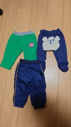 美品 裏起毛パンツ 80