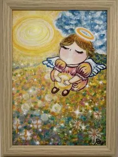 油絵　妖精　SM号　01 油絵 妖精 SM号 01 - メルカリ