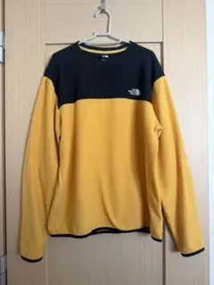 THE NORTH FACE ノースフェイス フリース トレーナー 黒/黄
