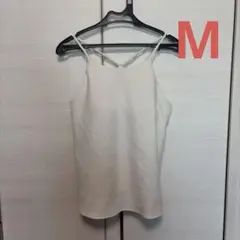 UNIQLO クレープジャージーブラキャミソール　ホワイト Mサイズ