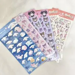 【新品】サンリオキャラクターズ　ぷくっとシール　マイメロ　クロミ　シナモン　6点