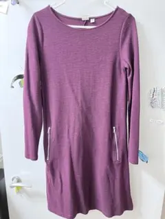 GAP パープル 長袖ワンピース XS