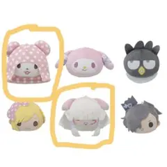 真天地開闢集団 ジグザグ×サンリオキャラクターズ フェイスマスコット 2個セット