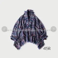 45R 青 ポンチョ・ケープコート 2025年最新】45R レディース ポンチョ・ケープコートの人気アイテム