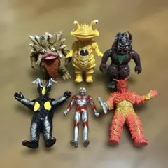 マルサン ウルトラ怪獣 シリーズ 復刻シリーズ ソフビ 6体セット