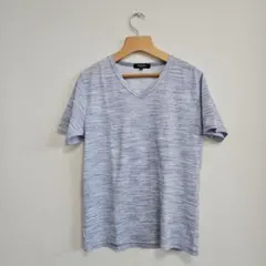 Doublefocus Vネック Tシャツ M ブルー系