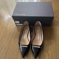 PELLICO ブラック フラットシューズサイズ33 1/2のサムネイル