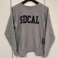 【希少】SD × Champion クルーネックロゴスウェット ナンバリング