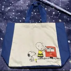 スヌーピー柄　エコバッグ　トートバッグ