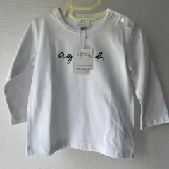 新品未使用❤︎agnès b. アニエスベー　ホワイト長袖Tシャツ 18M