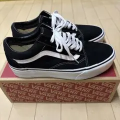 バンズ オールドスクール プラットフォーム 厚底スニーカー 25.5cm