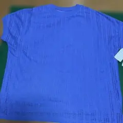 BELLUNA メッシュデザイン Tシャツ L Lサイズ　ライラックのサムネイル