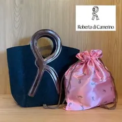 新品未使用｜ロベルタディカメリーノ　トートバッグ＆巾着のサムネイル