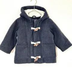 子供服（80）オールドネイビー　ダッフルコート　12〜18m　ダークグレー　ボア